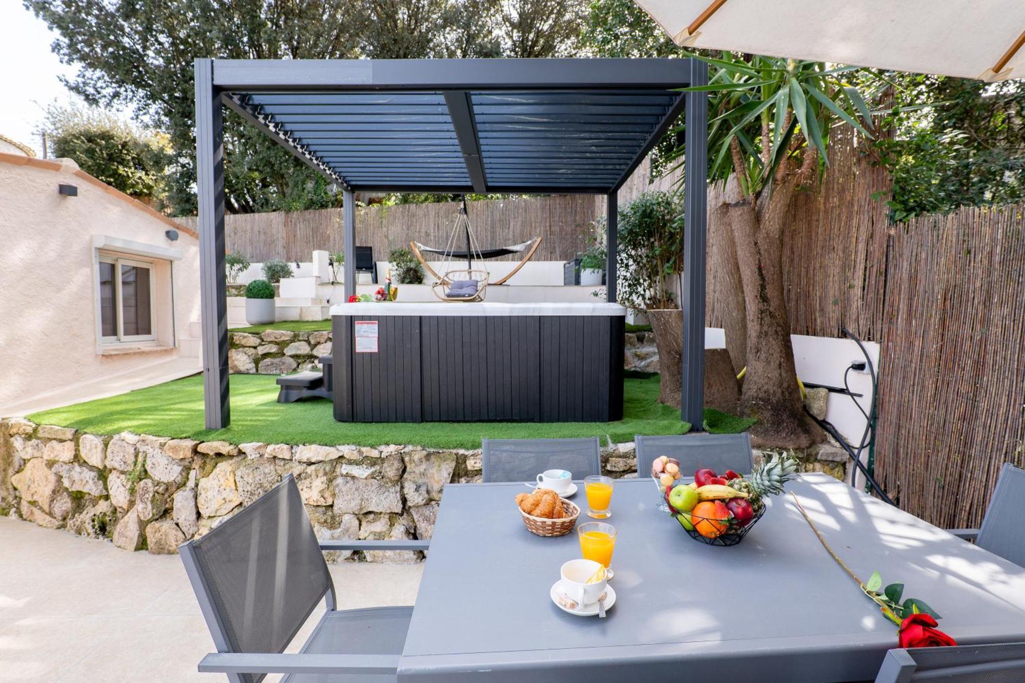 Willa Piscine-Jacuzzi-Videoprojecteur-Clim La Perle Rare Mougins Zewnętrze zdjęcie