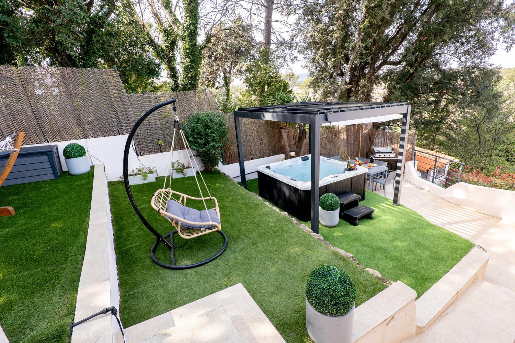 Willa Piscine-Jacuzzi-Videoprojecteur-Clim La Perle Rare Mougins Zewnętrze zdjęcie