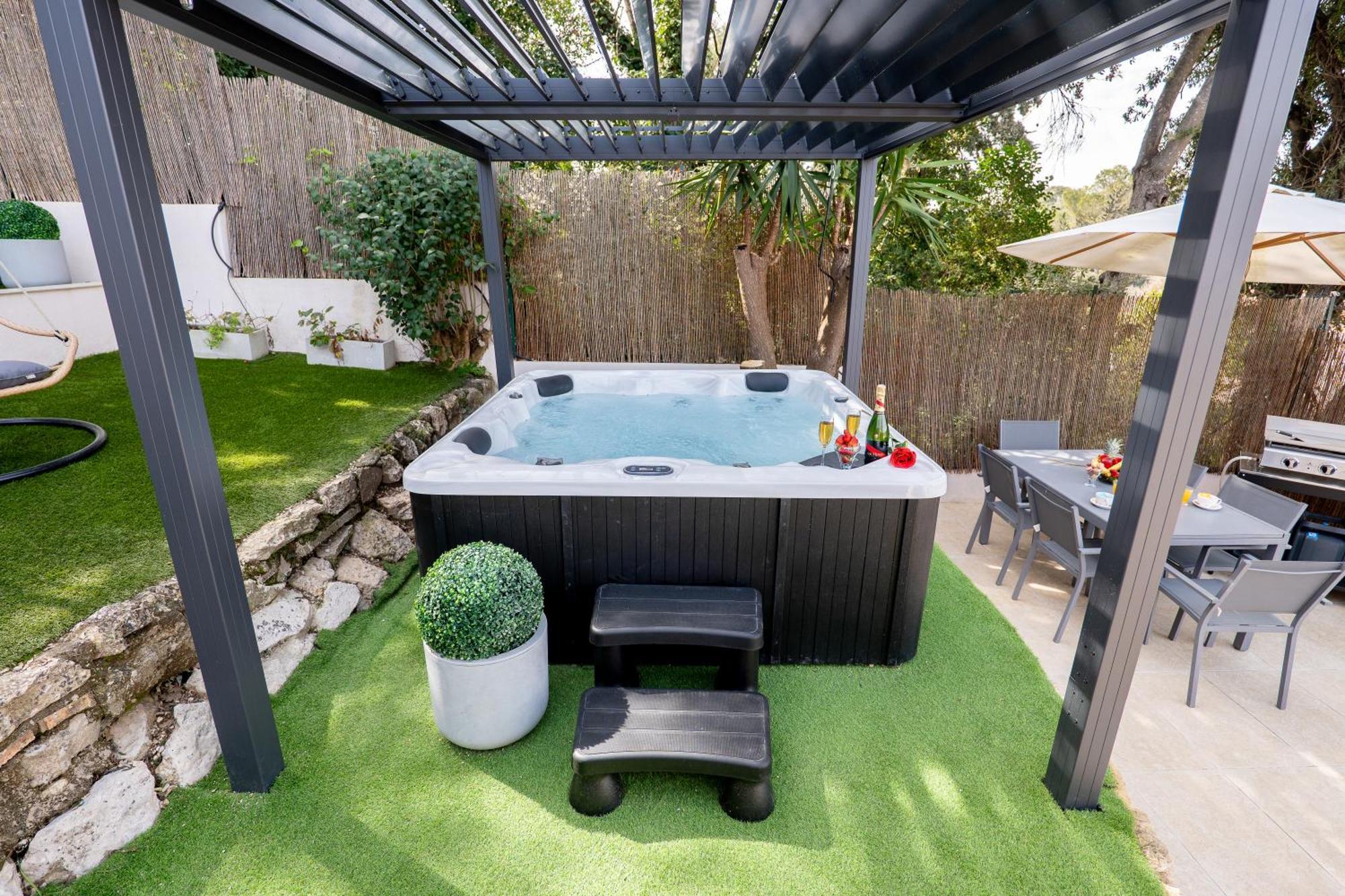 Willa Piscine-Jacuzzi-Videoprojecteur-Clim La Perle Rare Mougins Zewnętrze zdjęcie